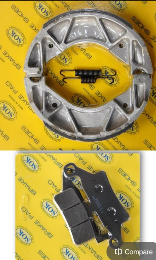 Front end black /black wheel kenda kd1